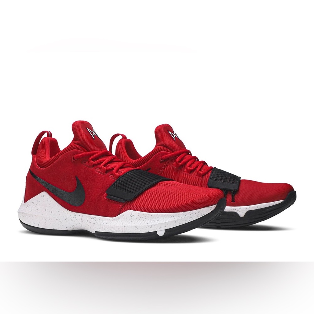 NWT Nike PG 1 Paul George University Red/BlackBasketball Shoes 878627-602 13.5